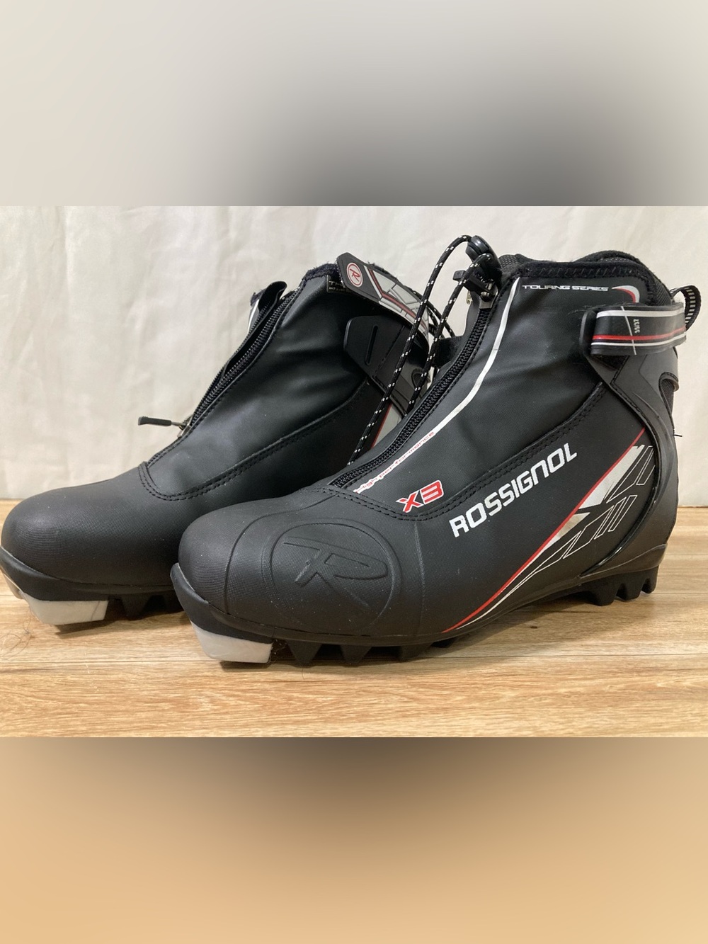Rossignol X3 Touring Cross Country Ski Boots EU 42 NNN Nordic XC Black
